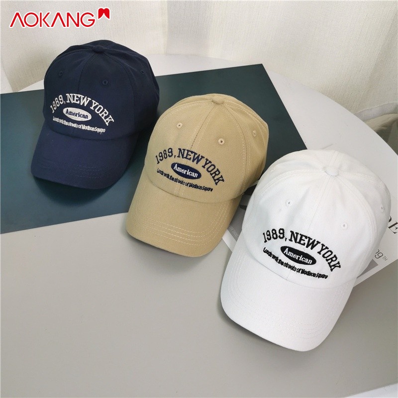 Mũ lưỡi trai AOKANG phong cách đường phố thời trang mùa hè cho cặp đôi