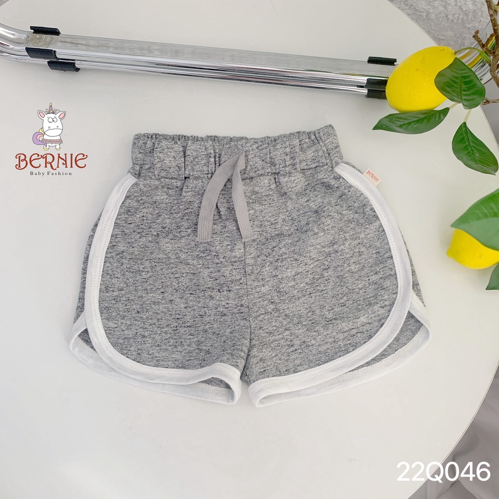 Quần đùi, quần sooc unisex cotton cho bé, quần sóc ngắn cho bé Bernie