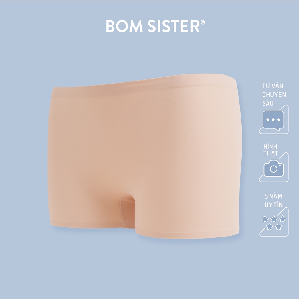  Quần Đùi Chống Lộ Su Đúc Ép Viền Màu Trơn BOM SISTER QD1506