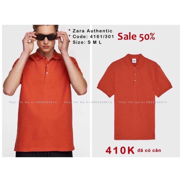 Áo ZARA NAM AU SIZE L