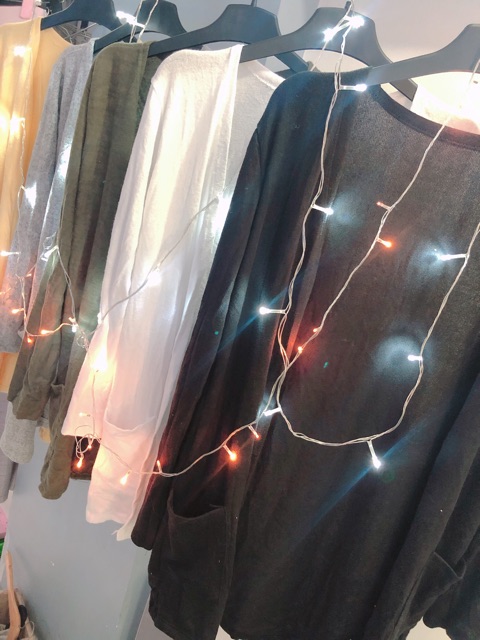 ÁO KHOÁC LEN CARDIGAN KHOÁC NHẸ FOM DÀI HÌNH THẬT 100% 💐💐💐 | BigBuy360 - bigbuy360.vn