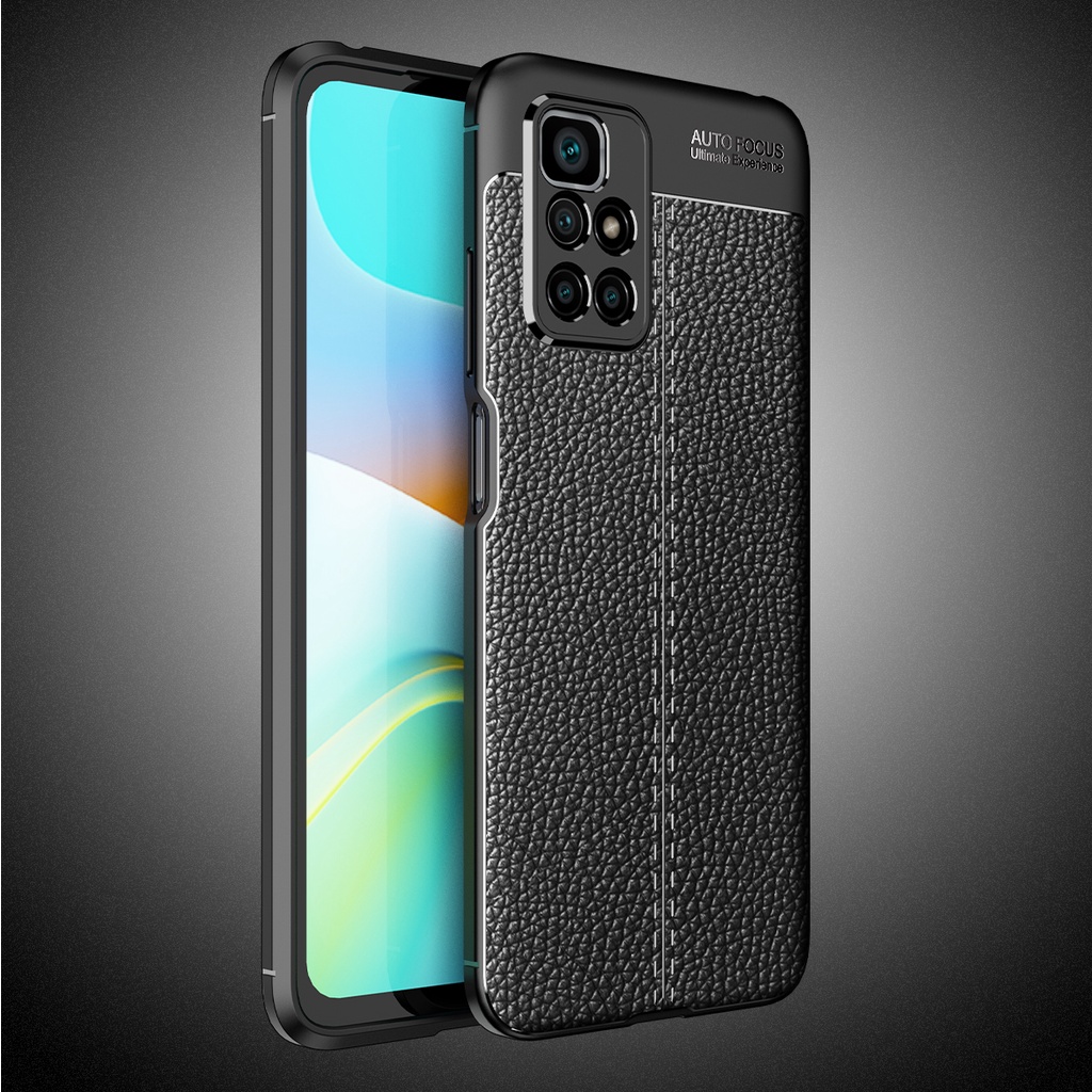 Ốp điện thoại da mềm chống sốc chống va đập cho Xiaomi Redmi 10