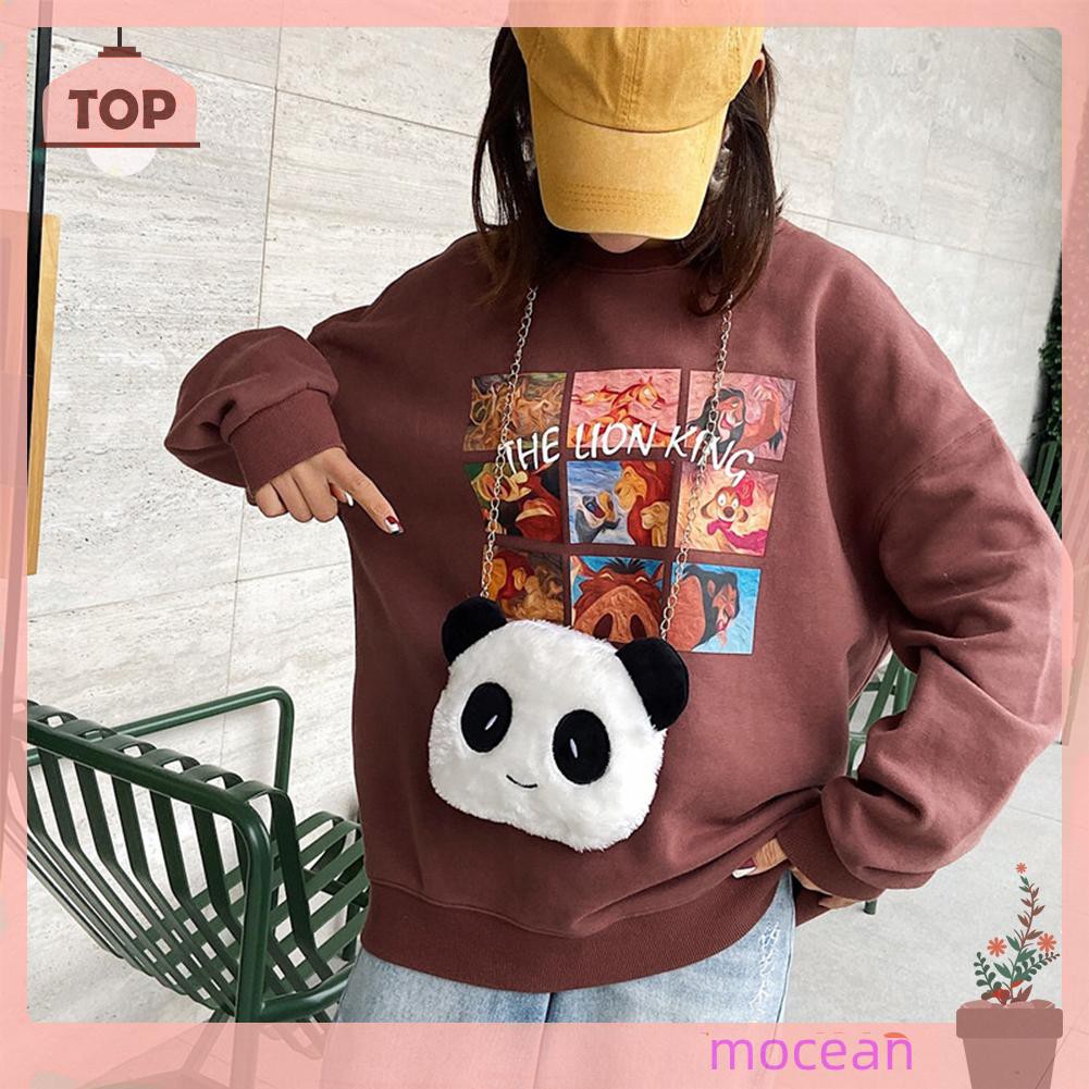 Túi đeo vai/ đeo chéo hình gấu trúc dễ thương dành cho nữ