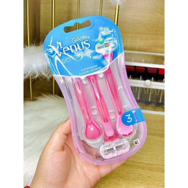 SET 15 CÂY DAO CẠO GILLETTE VENUS SENSITIVE PLUS