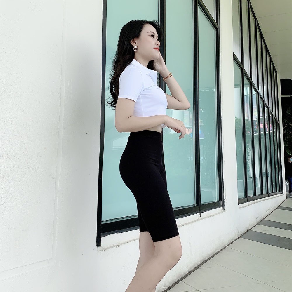 Quần legging nữ dáng dài, lửng Boniface legging nữ co giãn tốt dáng ôm