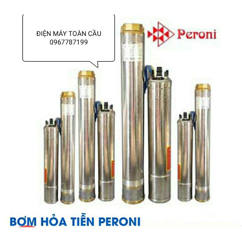 MÁY BƠM NƯỚC HOẢ TIỄN PERONI PHI 60 DÙNG CHO GIẾNG 76 CÔNG XUẤT 0.75KW