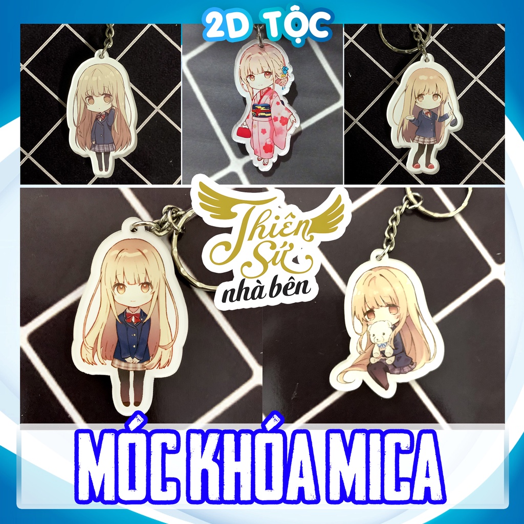 Móc Khóa Mica Dày In Sắc Nét 2 Mặt Anime Manga Light Novel Thiên Sứ Nhà Bên – Phụ Kiện Anime By 2D Tộc ShopTộc Shop