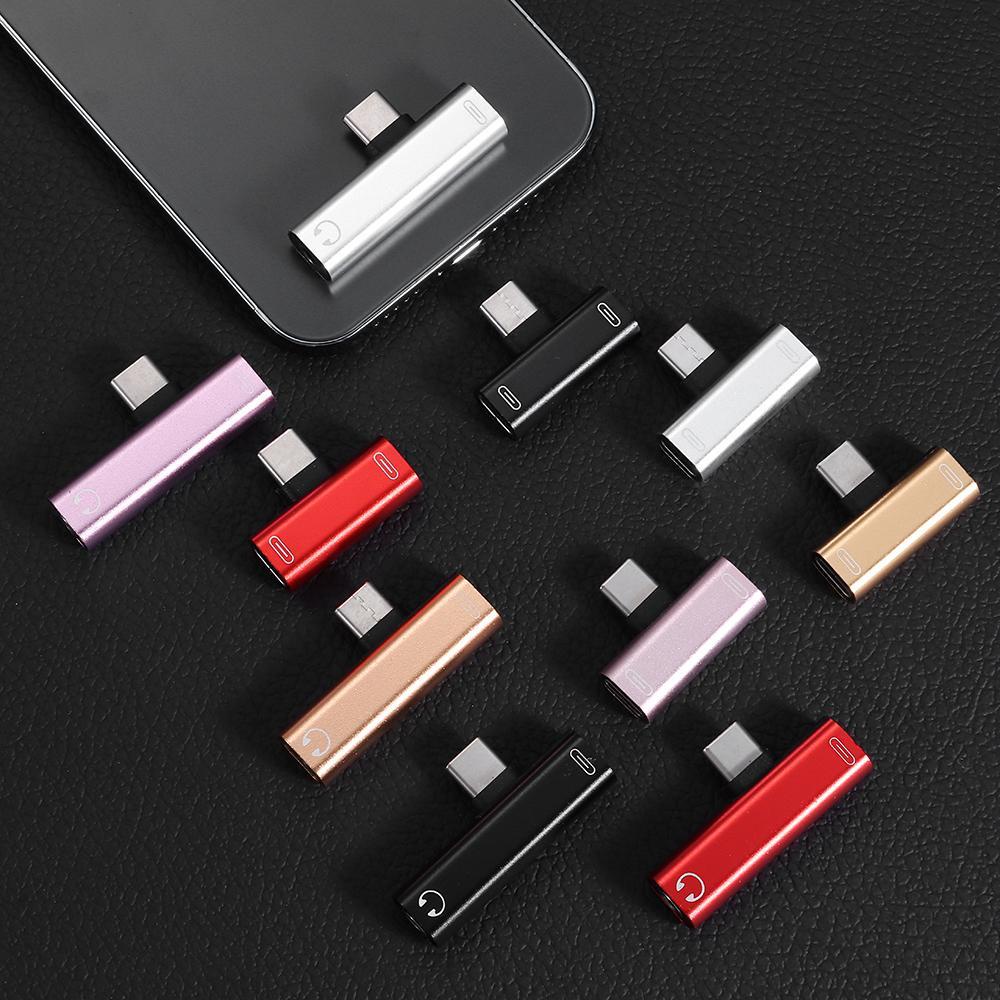 CHOOKEY Đầu Chuyển Đổi Tai Nghe Loại C 2 Trong 1 Tiện Dụng