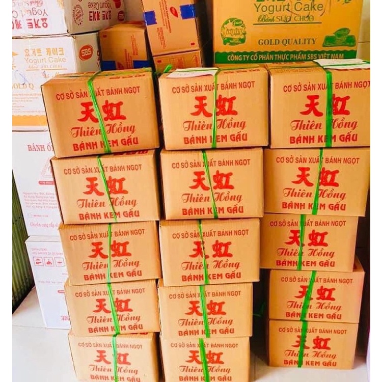 Bánh gấu nhân kem Thiên Hồng 500gr