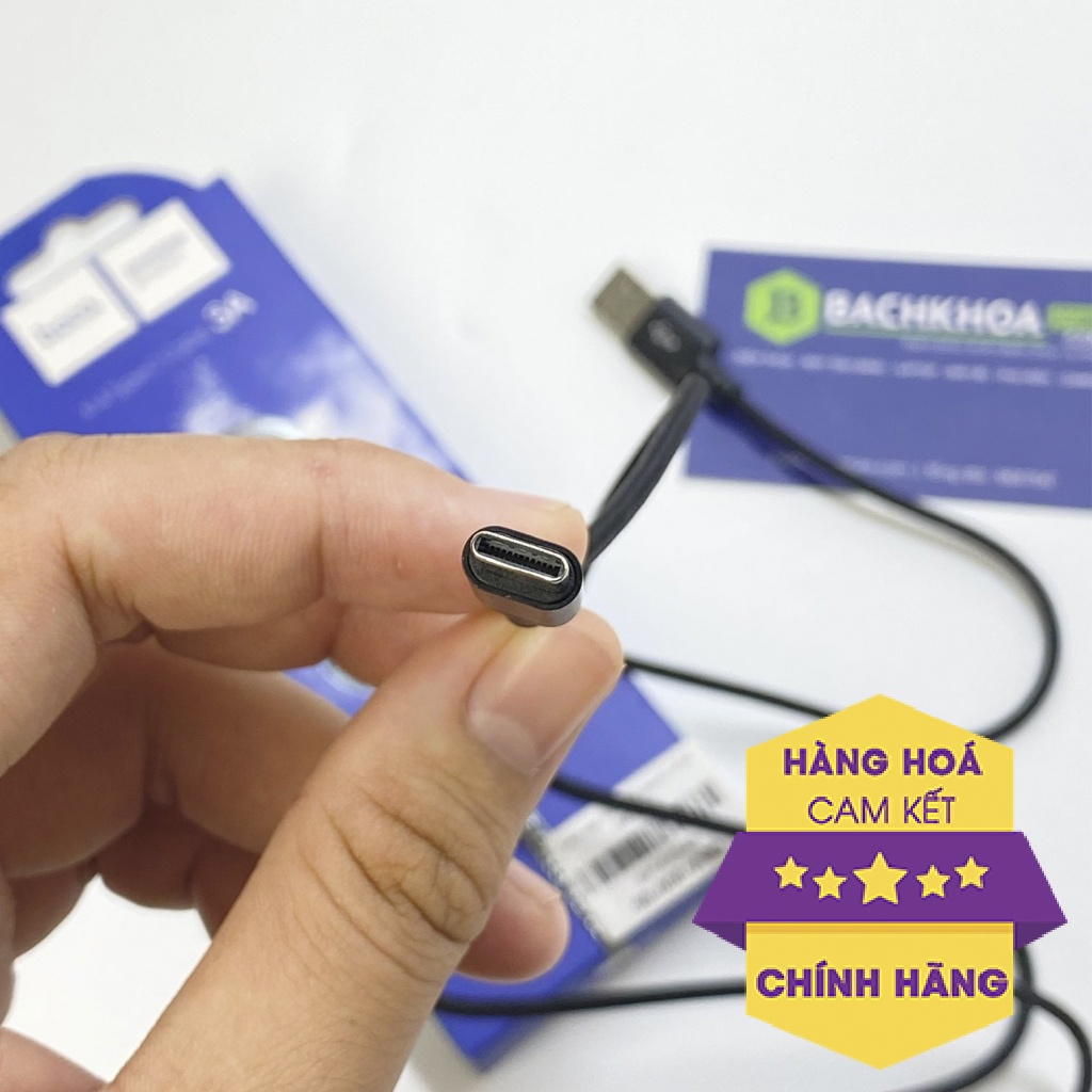 Dây sạc Samsung, Cáp sạc Hoco type c X14 chính hãng - bền bỉ, khó đứt, dài 1m