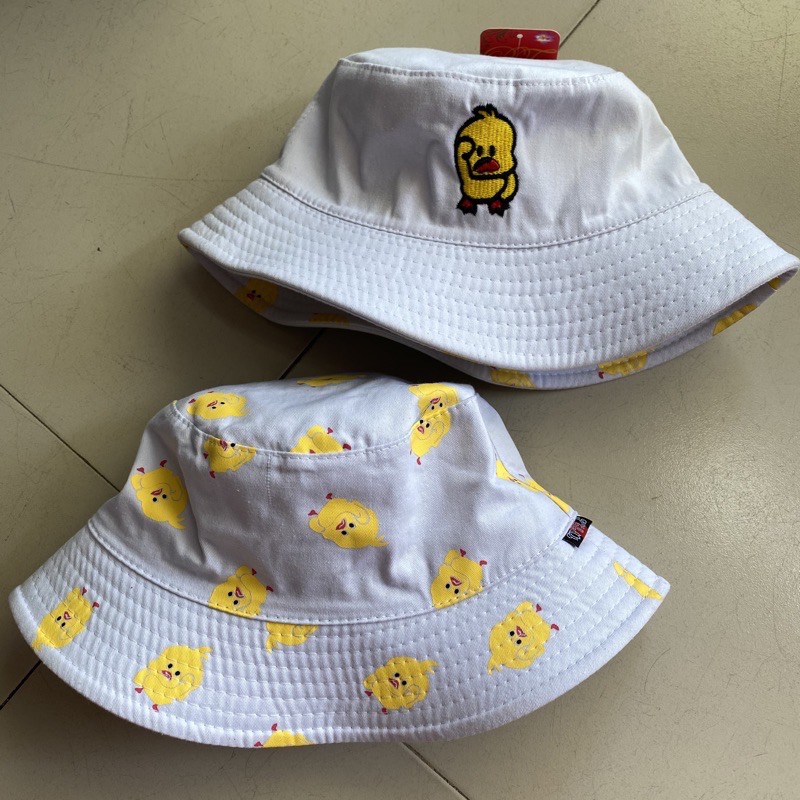 Bucket 2 mặt chú VỊT thêu - in siêu cute Nam Nữ | BigBuy360 - bigbuy360.vn