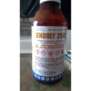 THUỐC TRỪ MUỖI GENDOLY 25EC NHẬP ẤN ĐỘ CHAI 1L
