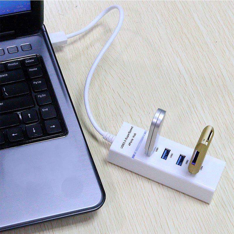 Hub AMORUS chia 4 cổng USB 3.0 tốc độ cao tiện dụng