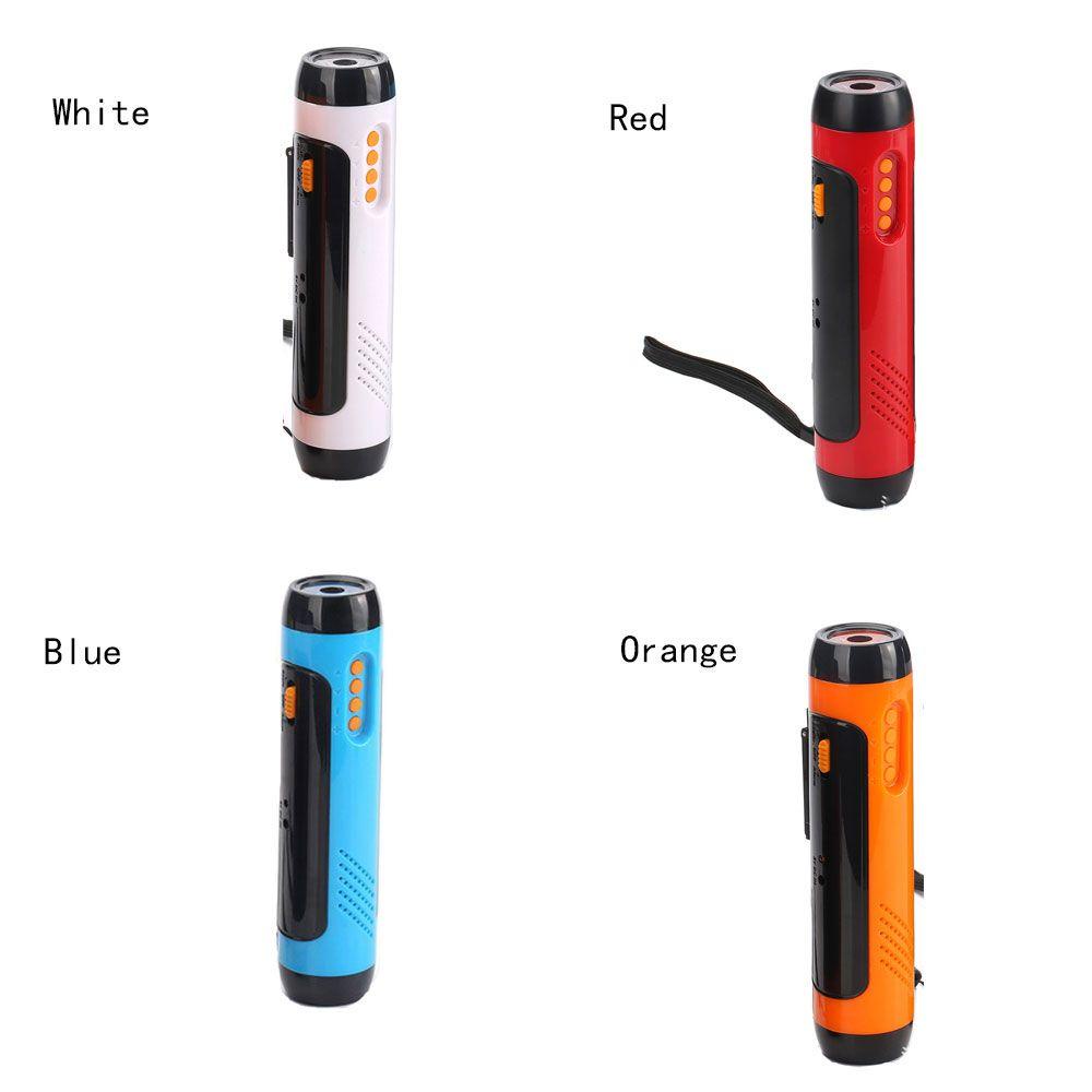 SHOUKEY Hand Crank Radio Outdoor LED Flashlight Multicolor Wireless Bluetooth