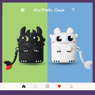 Vỏ silicone bảo vệ hộp sạc hình How to Train Your Dragon cho AIRPODS 1/2 PRO