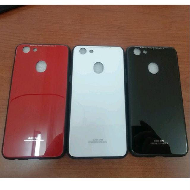 Ốp lưng kính viền dẻo OPPO F7 tráng gương cao cấp