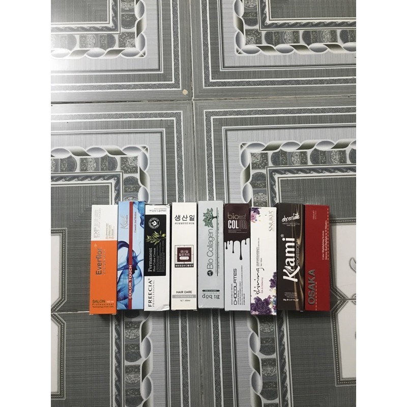 Thuốc nhuộm màu than chì(không tẩy) tặng kèm trợ dưỡng, găng tay | BigBuy360 - bigbuy360.vn