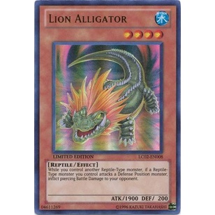 Thẻ bài Yugioh - TCG - Lion Alligator / LC02-EN008'