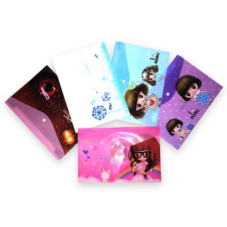 Bìa nút hình A4 Kingstar (12 cái/xấp) màu ngẫu nhiên