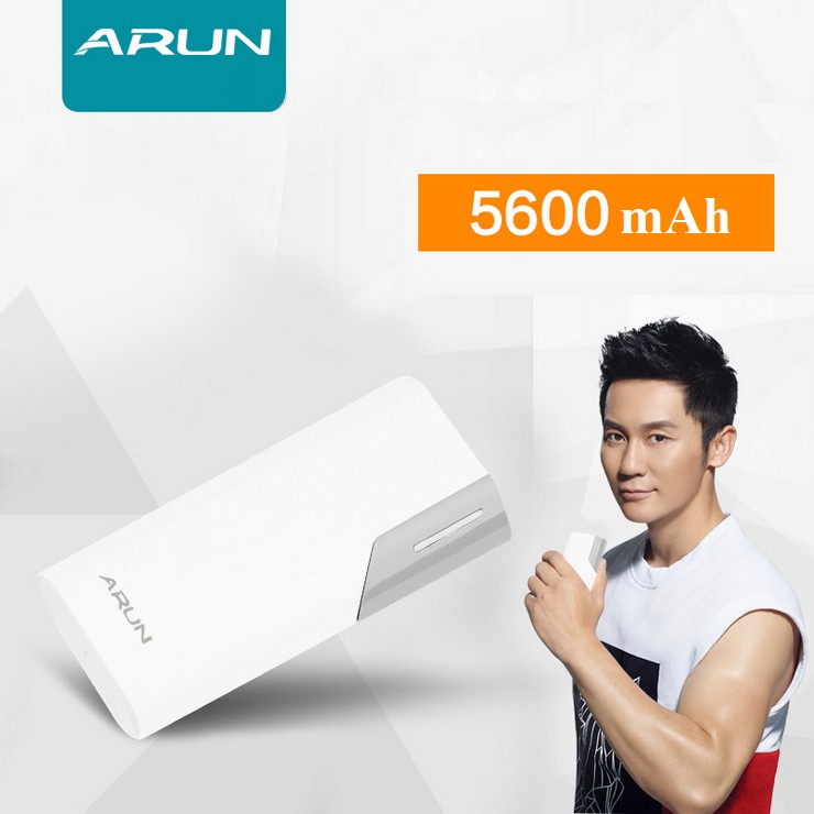 Pin sạc dự phòng Arun Y38 Dung lượng 5600 MAh Hàng chính hãng