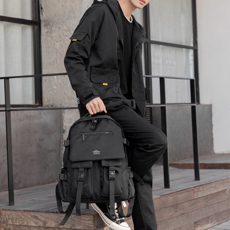 Balo thời trang ulzzang nam nữ,Vải cao cấp chống nước,Đựng Laptop 15.6inh - kiểu dáng trẻ trung, cá tính - ZINLY