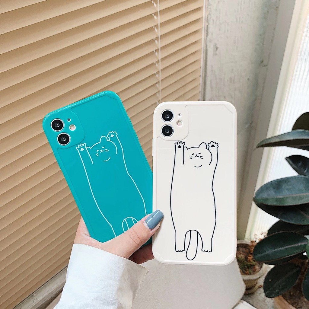 Ốp điện thoại TPU họa tiết mèo dễ thương cho iPhone 7 Plus / 8 + / X / Xr / Xs Max / 11 Pro Max / 12 Pro Max / 12 Mini | BigBuy360 - bigbuy360.vn