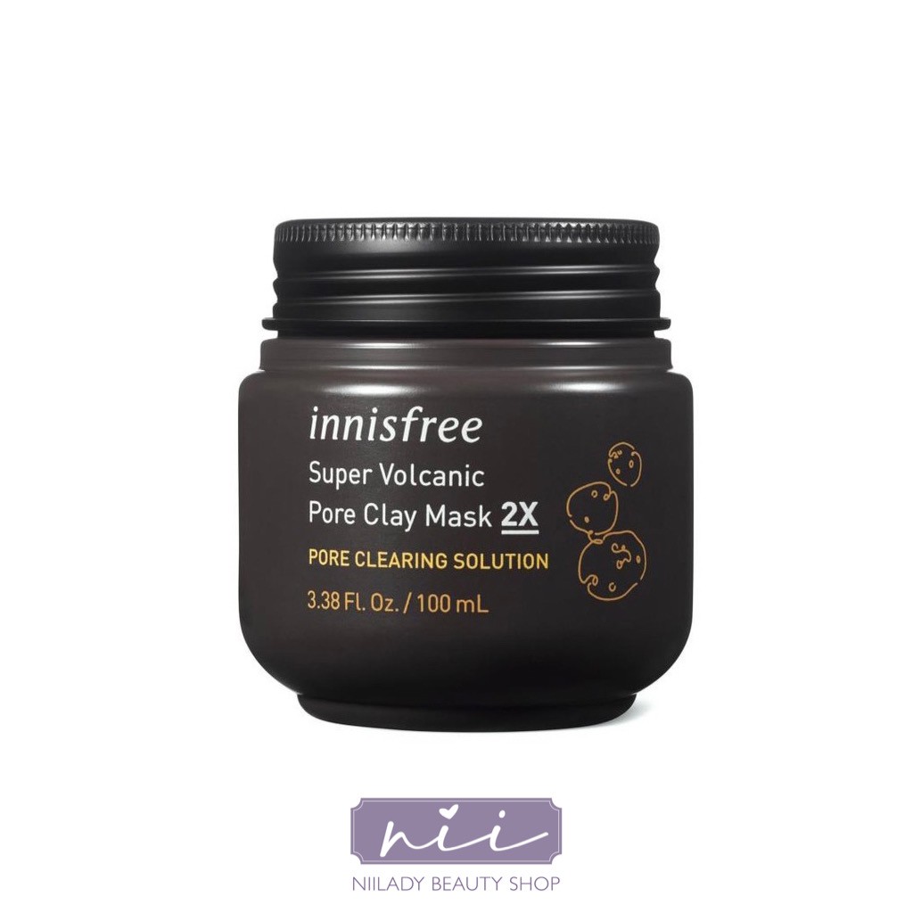 [Mã 66FMCGSALE hoàn 8% xu đơn 500K] Mặt nạ đất sét Innisfree Super Volcanic Pore Clay Mask 2x