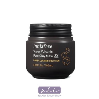 Mặt nạ đất sét Innisfree Super Volcanic Pore Clay Mask 2x