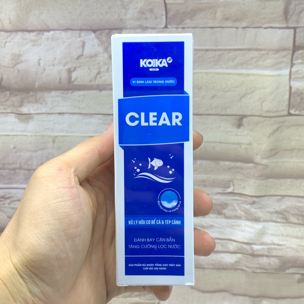 Vi Sinh KOIKA BAC+ Clear PSB Tăng giảm PH cho cá cảnh