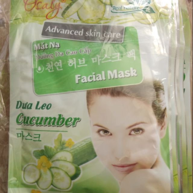 Mặt nạ dưỡng da cao cấp dưa leo