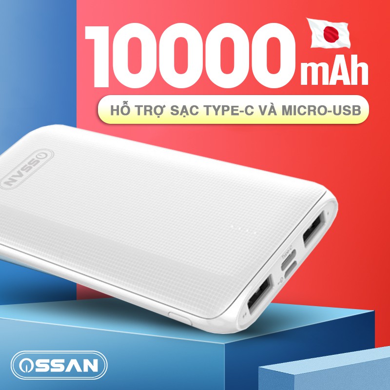 Pin sạc dự phòng OSSAN 10000mAh OS-PB12