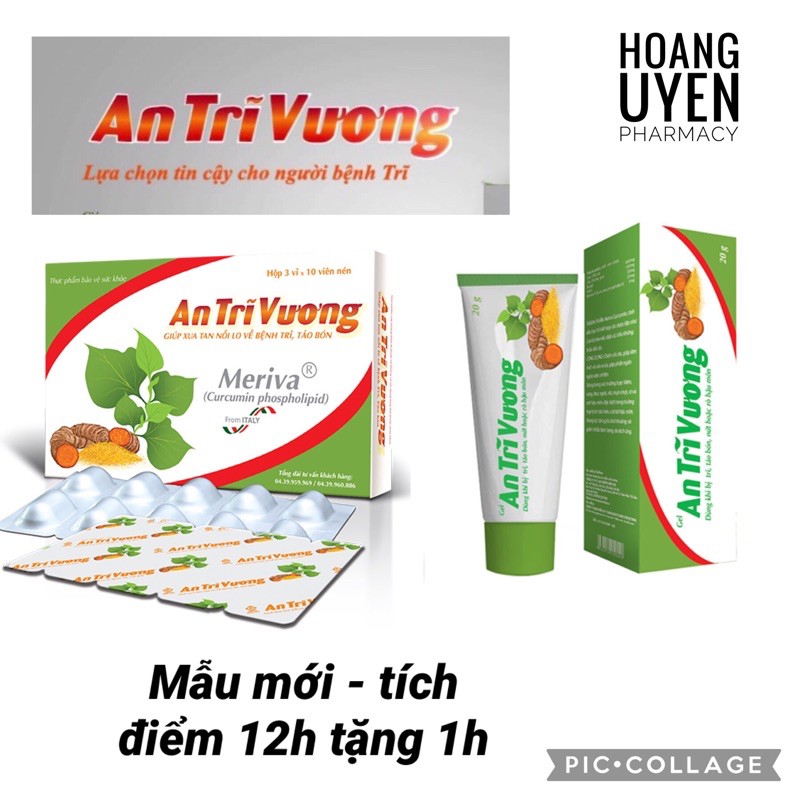 An Trĩ Vương và An Trĩ Vương Gel tube 20gr