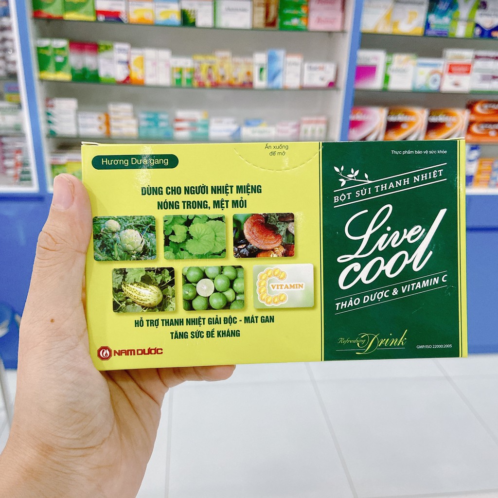 Bột sủi thanh nhiệt Livecool - Thanh nhiệt, mát gan, giải độc