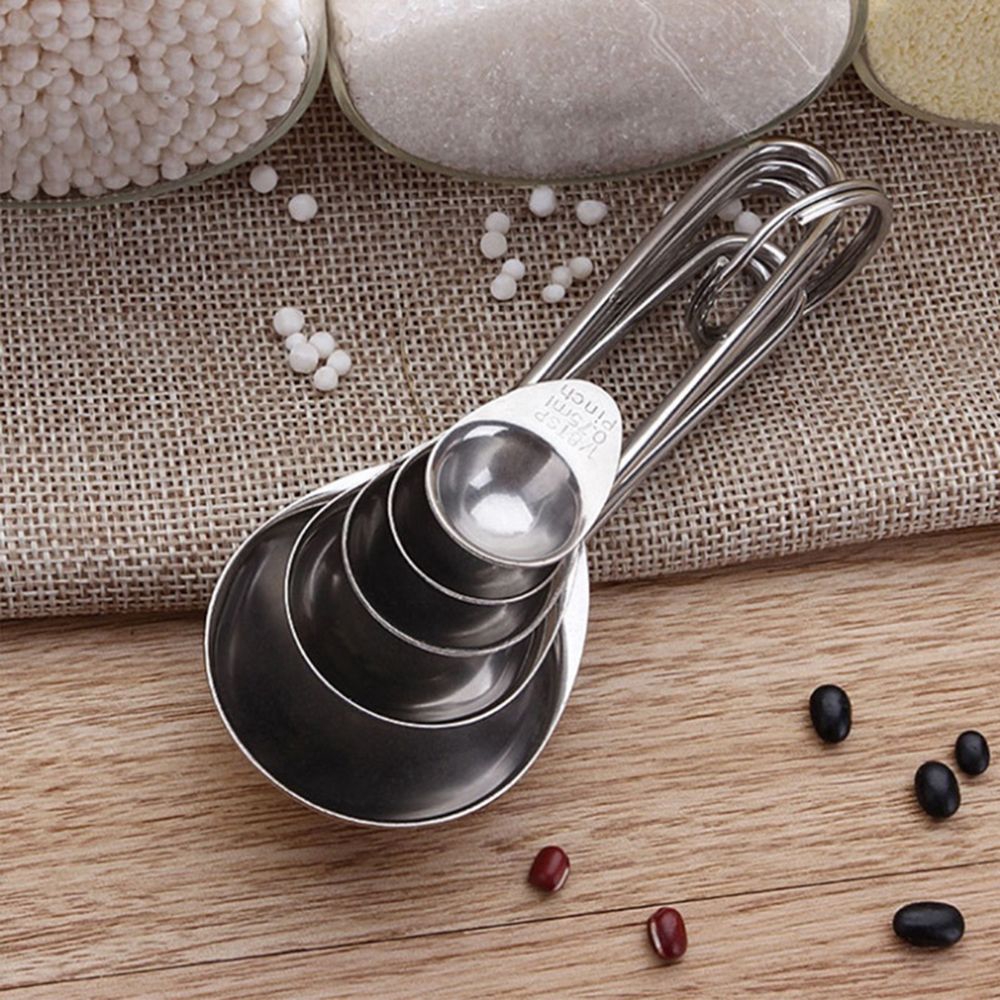Set muỗng đo lường thực phẩm gia vị bằng thép không gỉ tiện dụng