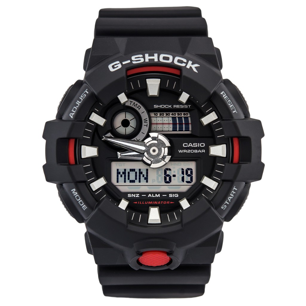 Đồng hồ nam dây nhựa Casio G-Shock chính hãng Anh Khuê GA-700-1ADR
