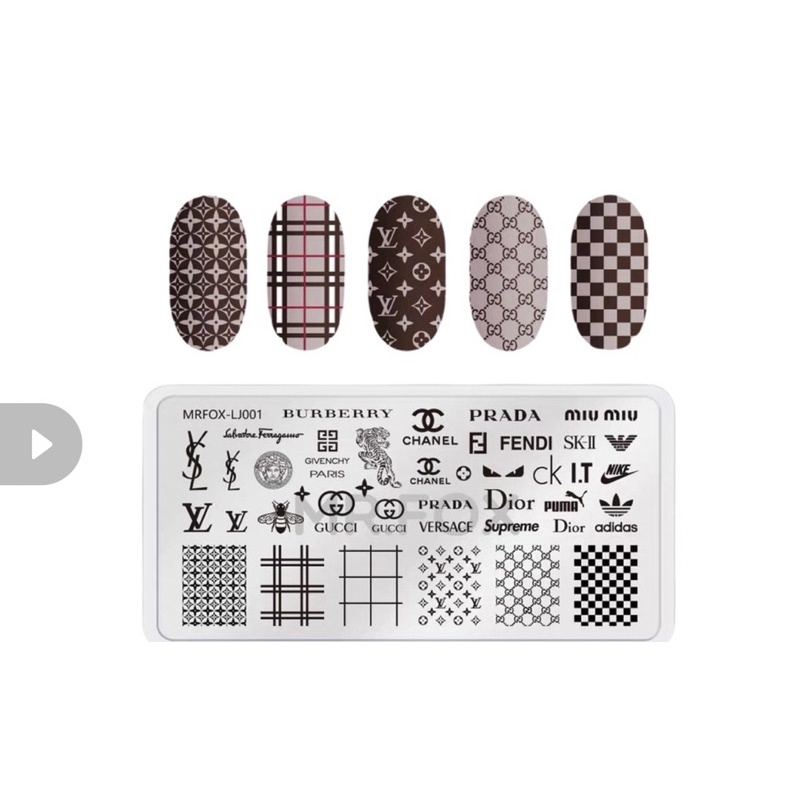 Khuôn in mẫu nail