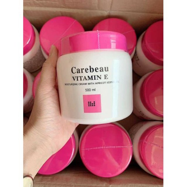 Kem Dưỡng Trắng Da Thái Lan Vitamin E Carebeau 500ml