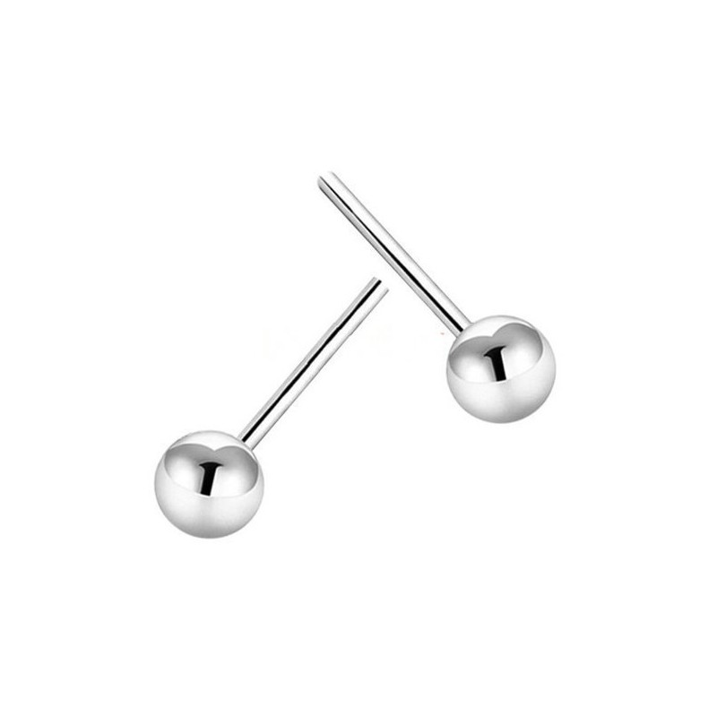 1 Đôi Bông Tai Bạc s925 Thiết Kế Đơn Giản Cho Nữ