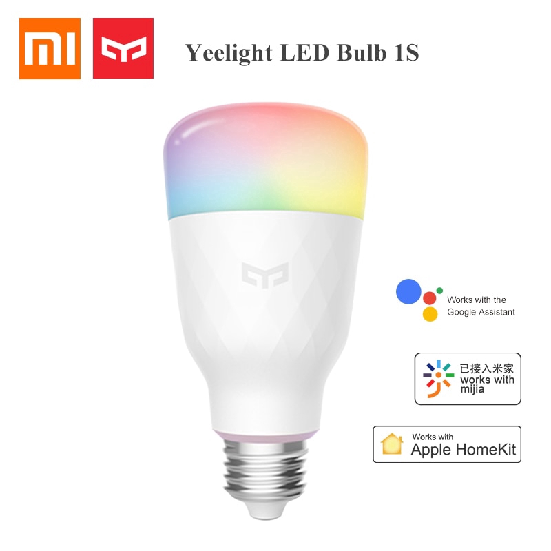 Bóng Đèn Led Thông Minh Xiaomi Yeelight Rgb 1s Rgb E27 8.5w 800 Lumens Điều Khiển Từ Xa