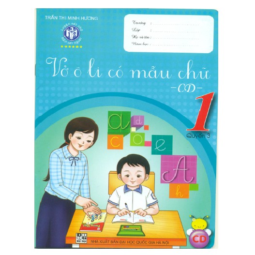 Combo sách - Vở ô li có mẫu chữ lớp 1 - Cánh Diều (quyển 1+2+3)