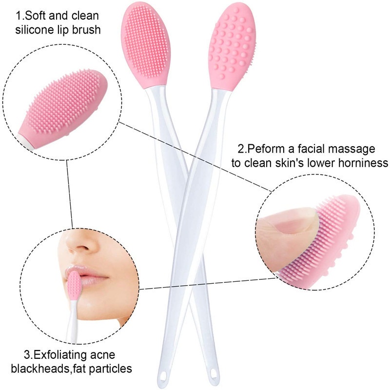 Cọ Silicone Rửa Mặt Làm Sạch Mụn Đầu Đen Và Lỗ Chân Lông