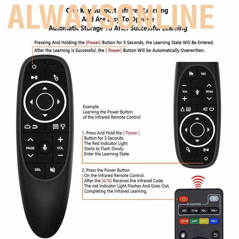 Điều Khiển Chuột Bay Alwaysonline G10S Pro Cho Android Tv Box / Windows Htpc Pct