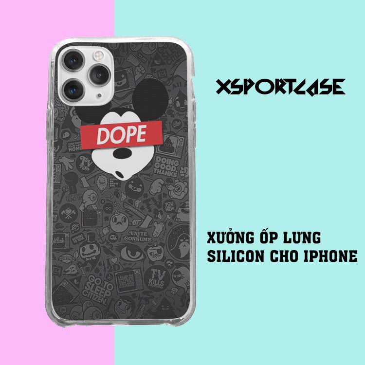 Ốp iphone mẫu mới XSPORTCASE mickey mouse DOPE Iphone 7 - Iphone 12 pro max SUPPOD00464