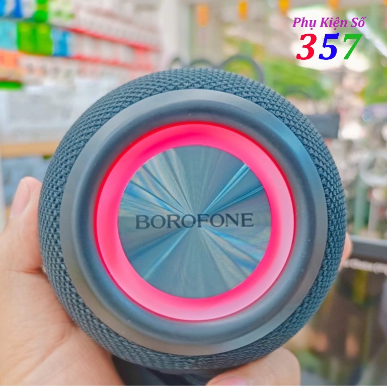 Loa bluetooth Borofone BR23 led tròn âm thanh hay, pin ngon - Bảo hành 12 tháng (Màu ngẫu nhiên)