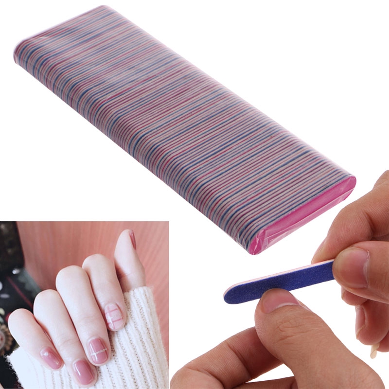 Bộ 100 thanh giũa móng tay 2 mặt