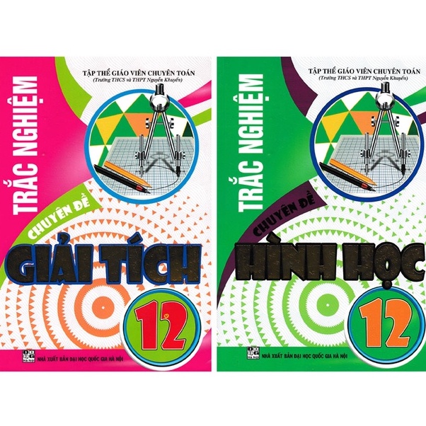Sách Tham Khảo - Combo Trắc Nghiệm Chuyên Đề Giải Tích Và Hình Học Lớp 12 (2 Quyển)