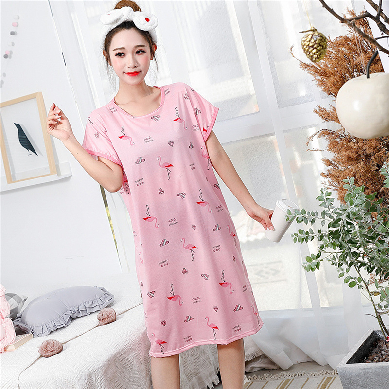 Đầm Ngủ Cotton Họa Tiết Hoạt Hình Phong Cách Hàn Quốc Cho Nữ | WebRaoVat - webraovat.net.vn