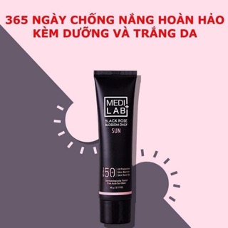 Kem Chống Nắng ☀️MEDILAB Hoa Hồng Đen daycell