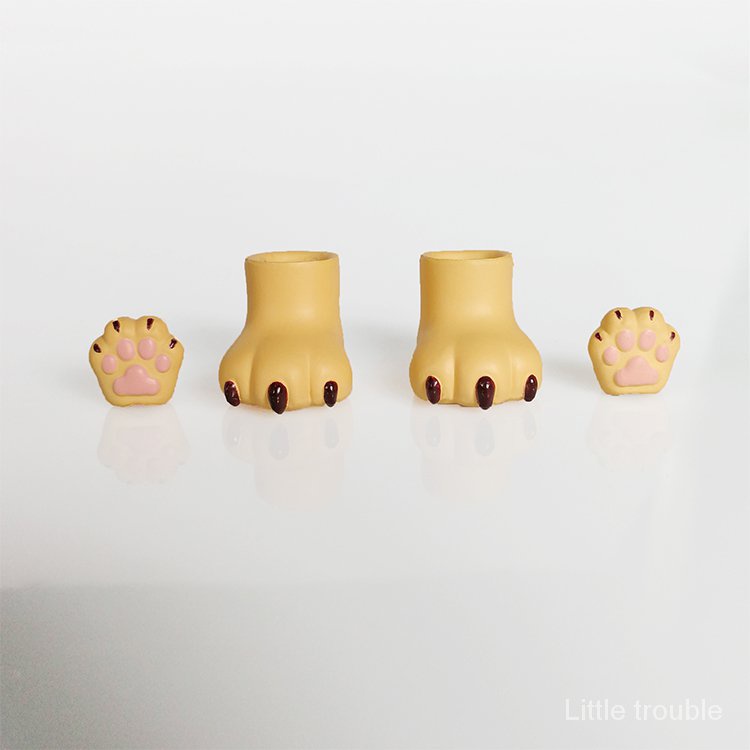 Thẻ Đồ Chơi Nâng Cao Khớp Nối Thay Thế Bàn Chân Mèo ob11