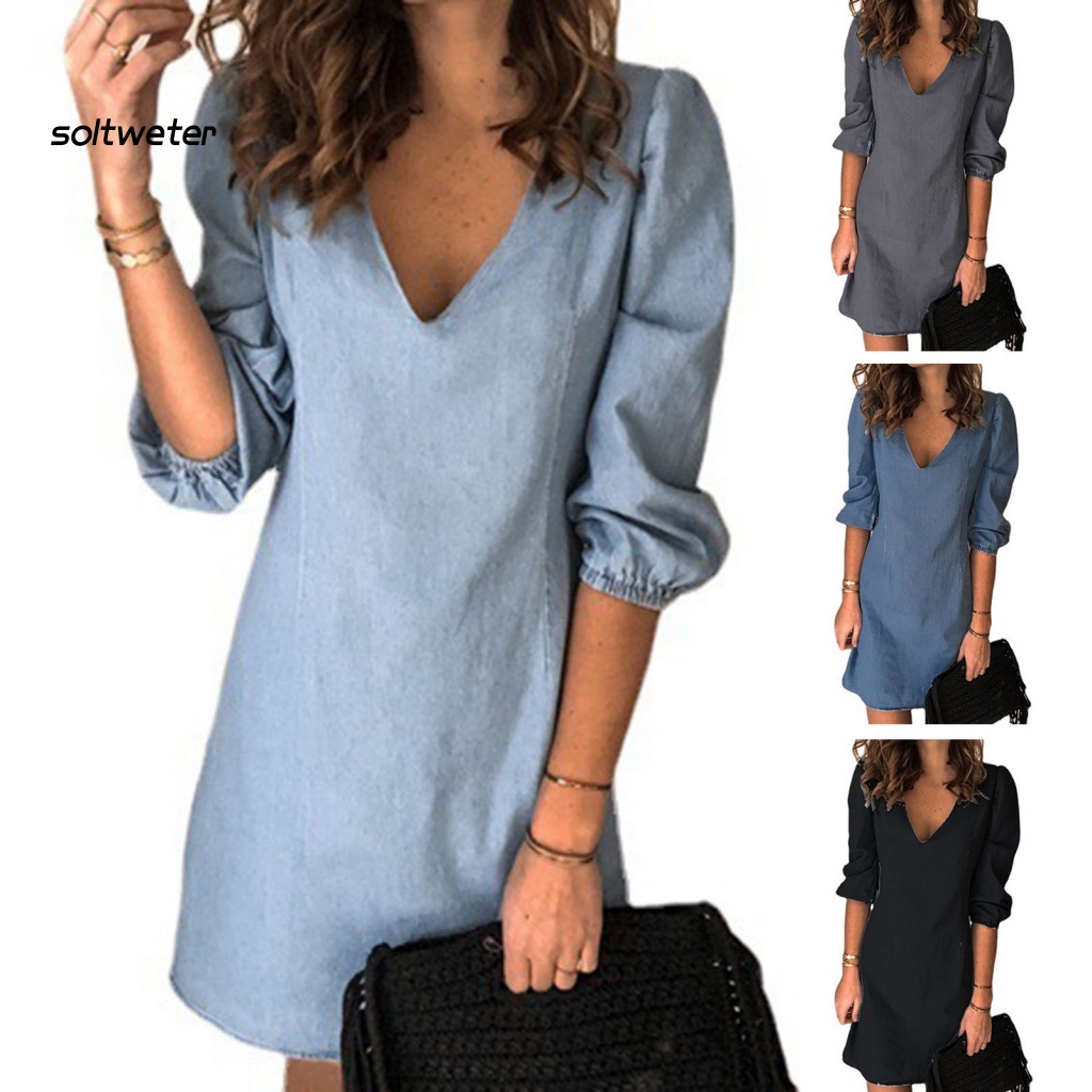 Đầm Dáng Rộng Thoáng Khí Thấm Hút Mồ Hôi Thời Trang Nữ